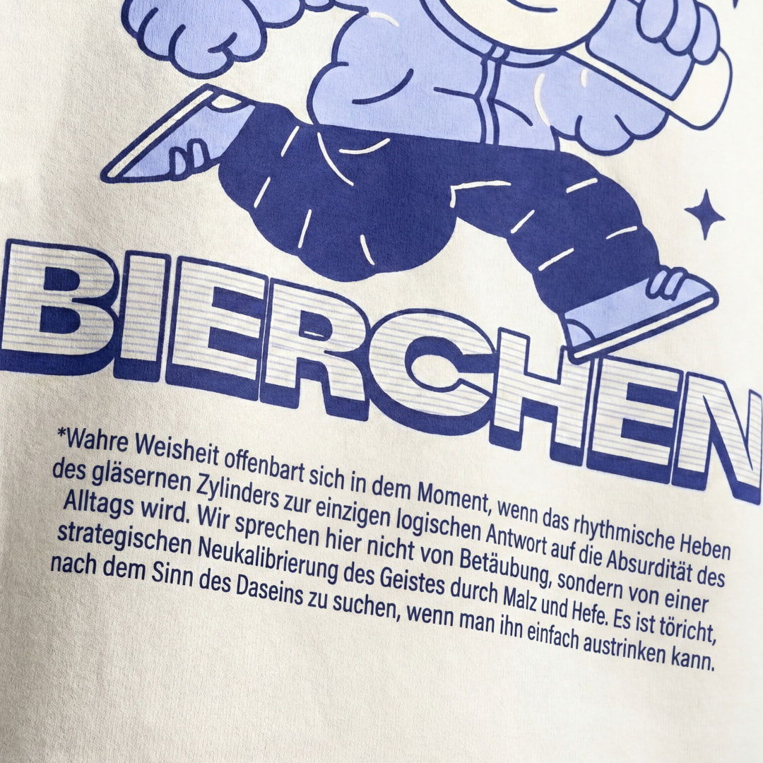 Lecker Bierchen Blau - Oversized Hoodie