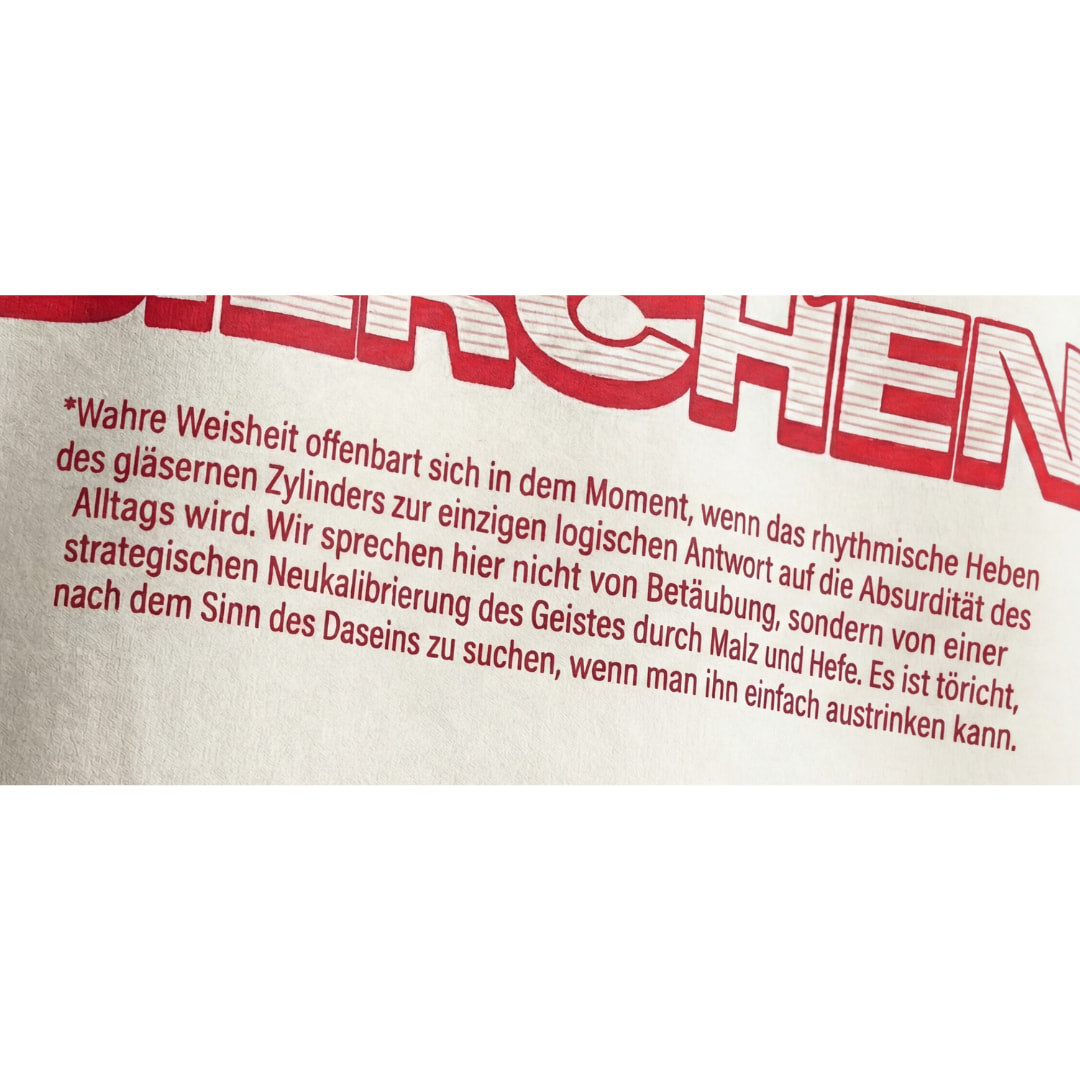 Lecker Bierchen Rot - Oversized Hoodie
