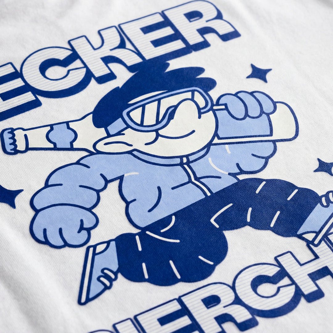 Lecker Bierchen Blau - Oversized Shirt