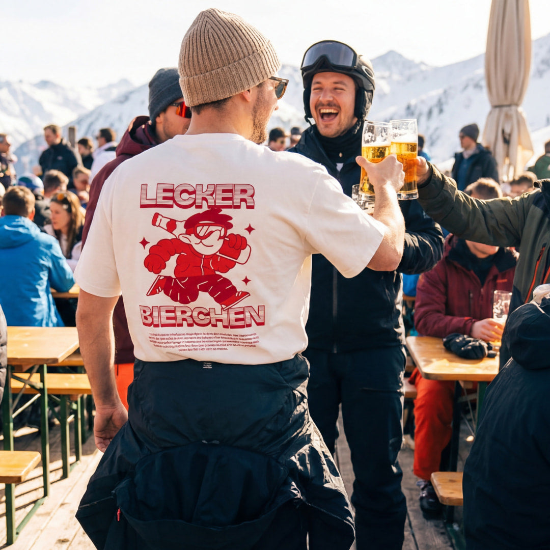 Lecker Bierchen Rot - Oversized Shirt