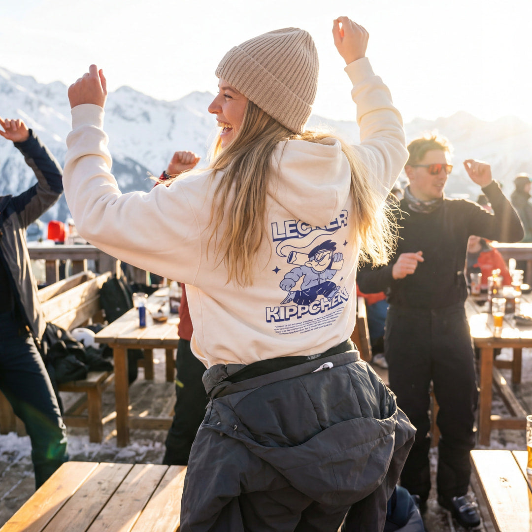 Lecker Kippchen Blau - Oversized Hoodie