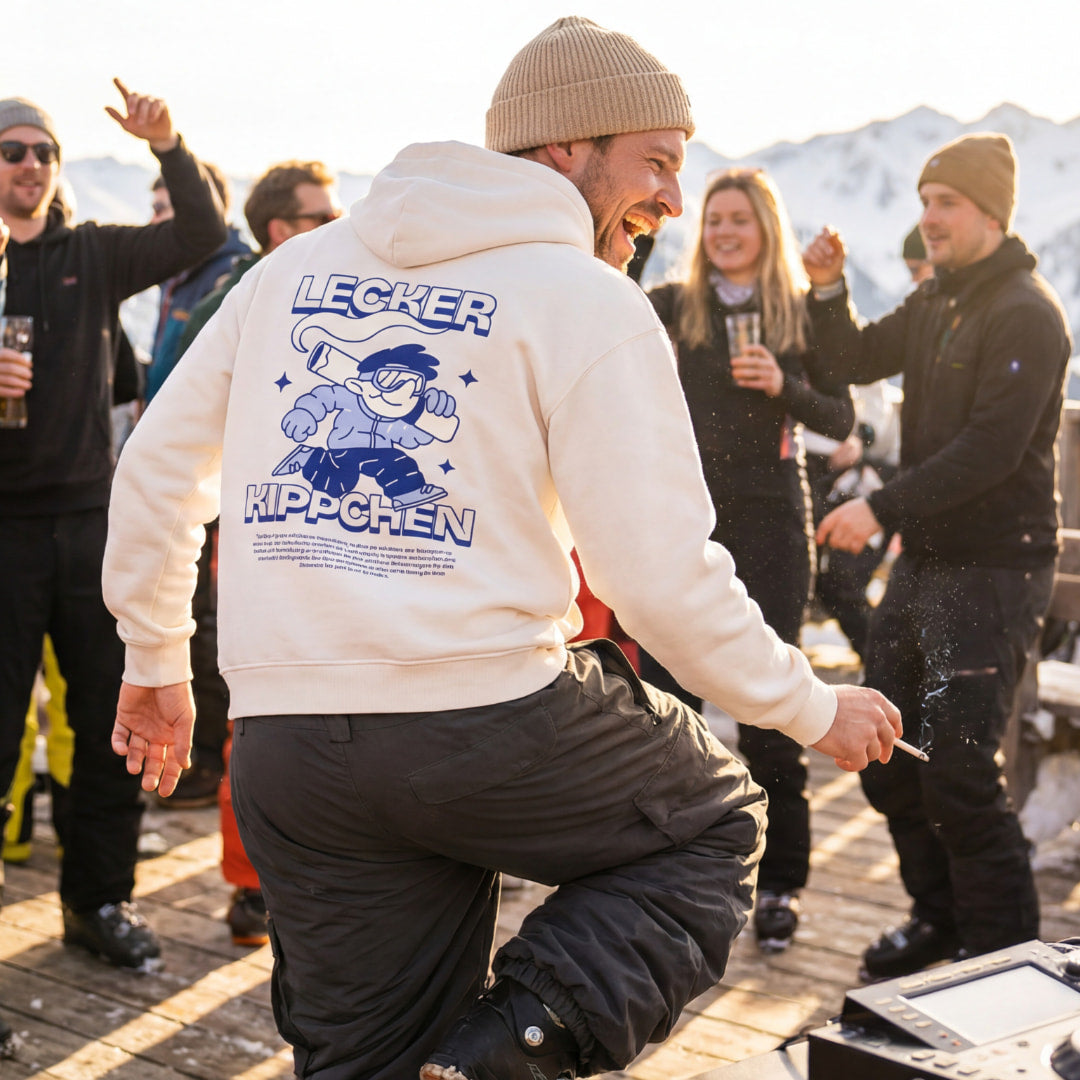 Lecker Kippchen Blau - Oversized Hoodie