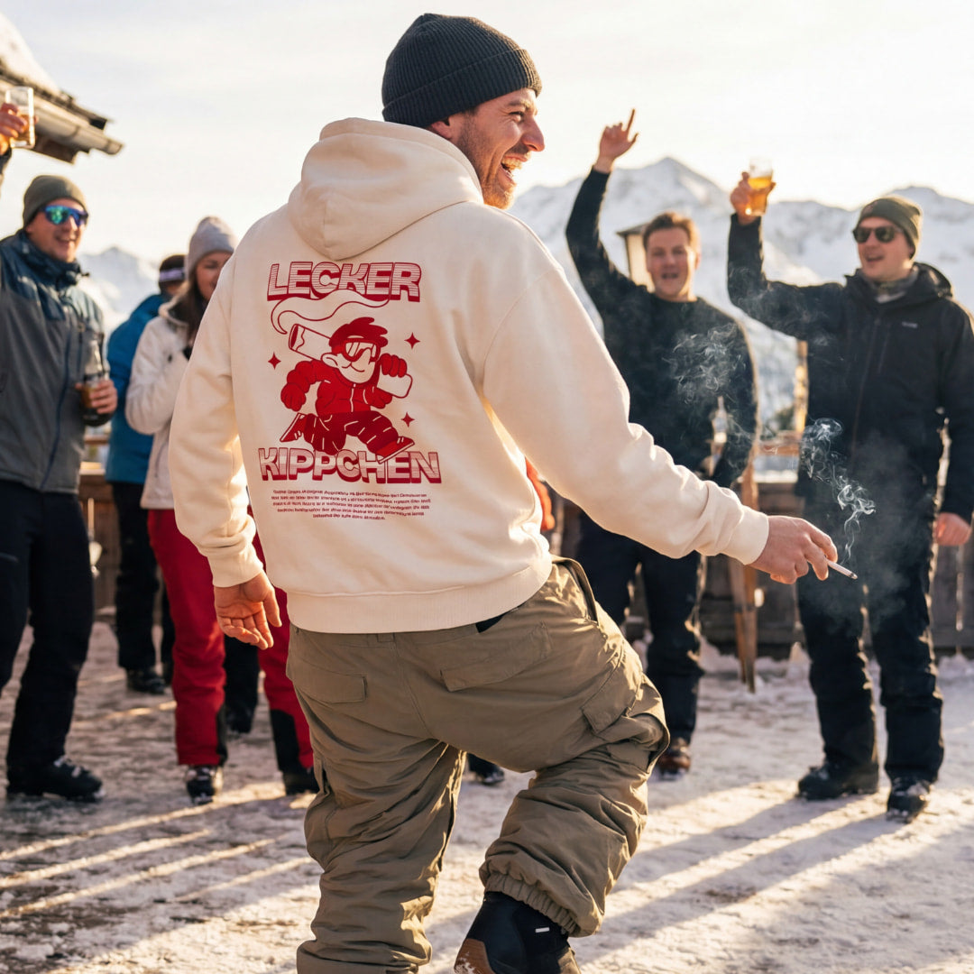 Lecker Kippchen Rot - Oversized Hoodie