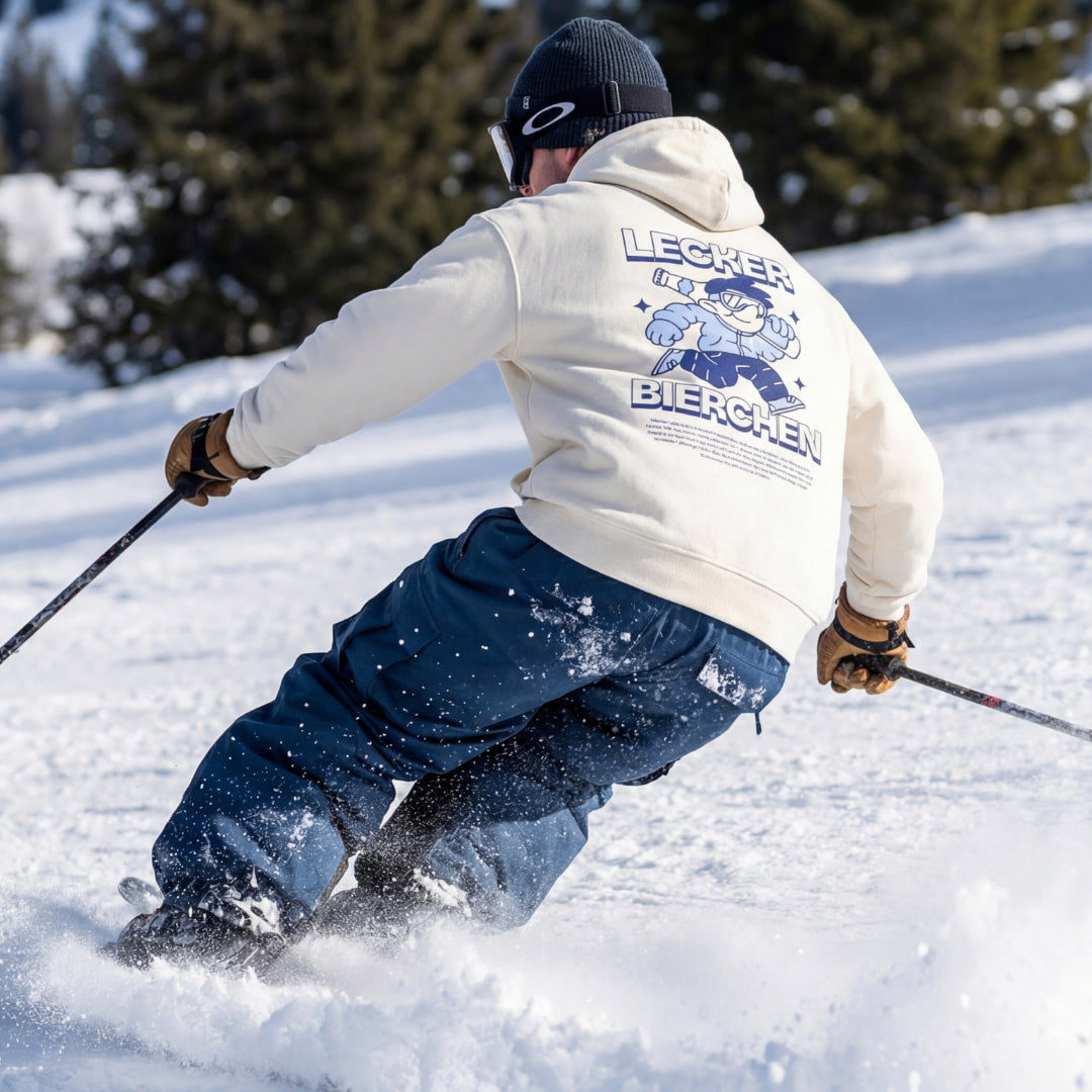 Lecker Bierchen Blau - Oversized Hoodie