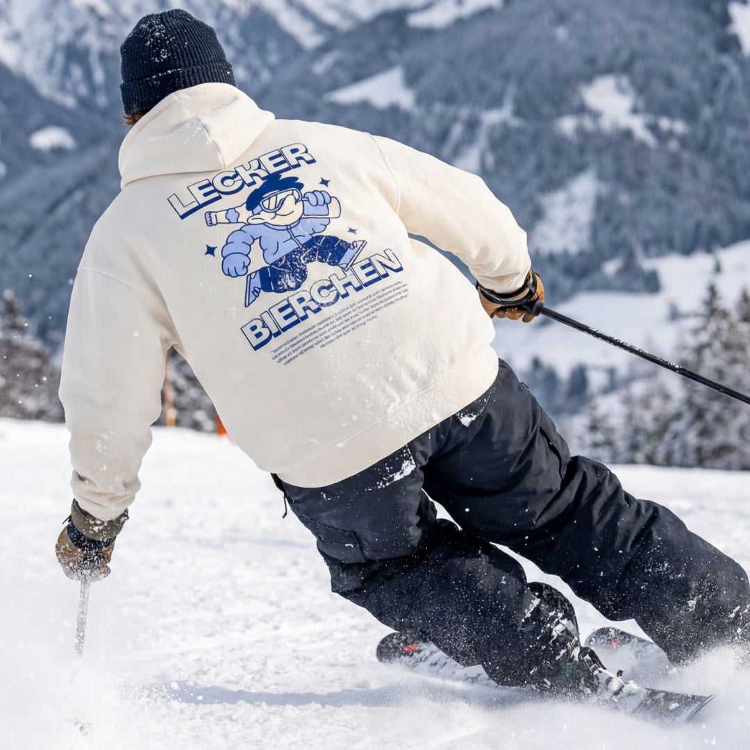 Lecker Bierchen Blau - Oversized Hoodie
