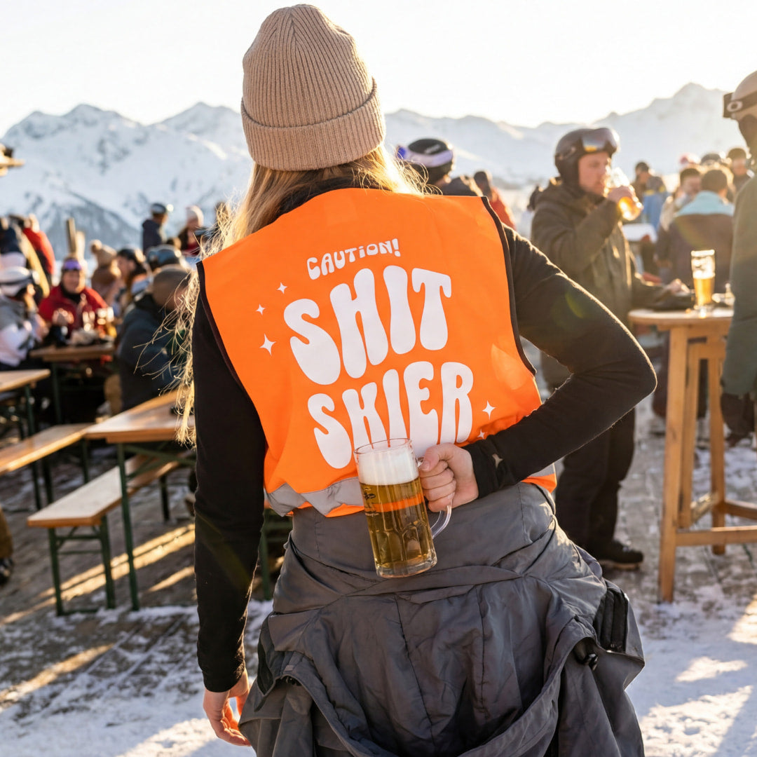 Shit Skier - Warnweste